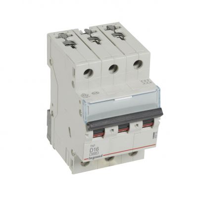 Wyłącznik Nadprądowy S 303 3P D16A 6kA TX3 403755 LEGRAND (403755)